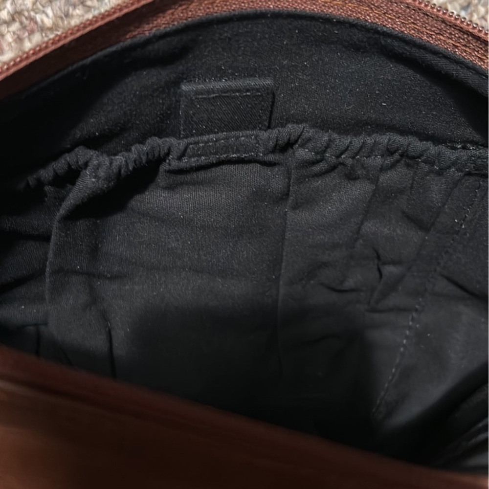 Stone Mountain Shoulder Bag Hampton Hobo pebble brown leather  purse - Picture 6 of 6